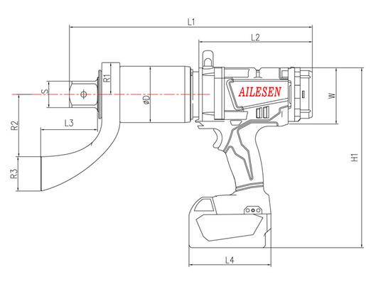 ADS Series Electric Torque Wrenches Power Tool Electric Bolt Torque Gun